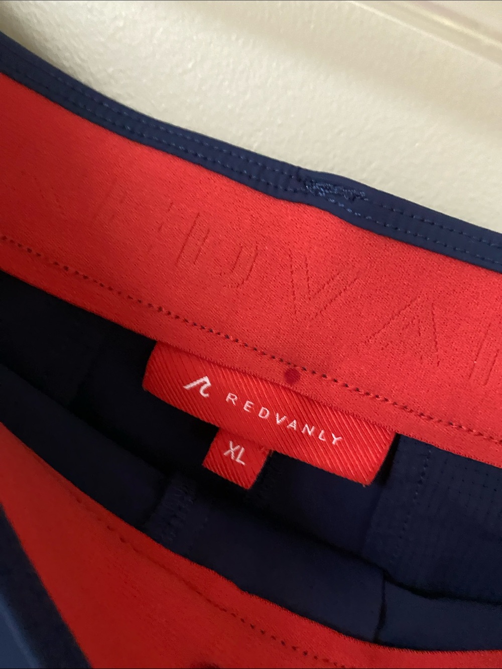 Redvanly Navy Performance Shorts - Picture 4 of 5